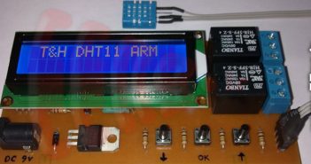 کنترل دما و رطوبت با میکروکنترلر ARM